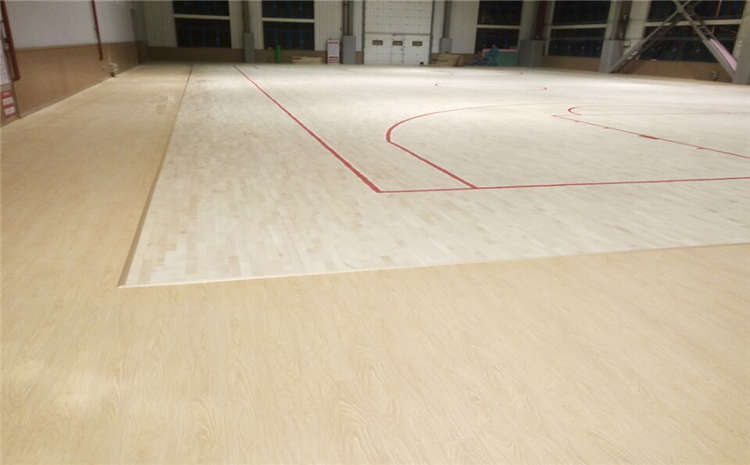 22厚排球館木地板雙層龍骨結構