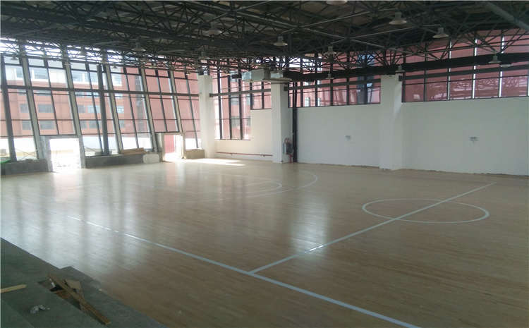 橡膠木排球館木地板施工技術(shù)方案
