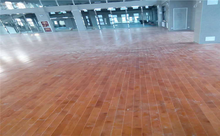 硬木企口木地板籃球館**