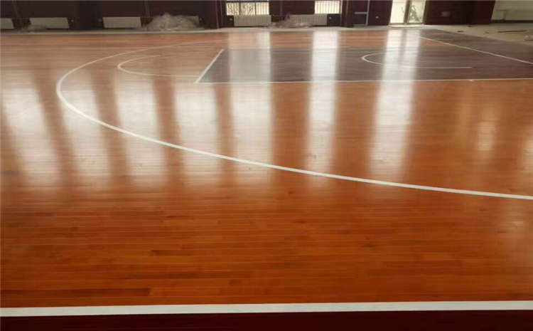 合肥硬木企口運動木地板圖片