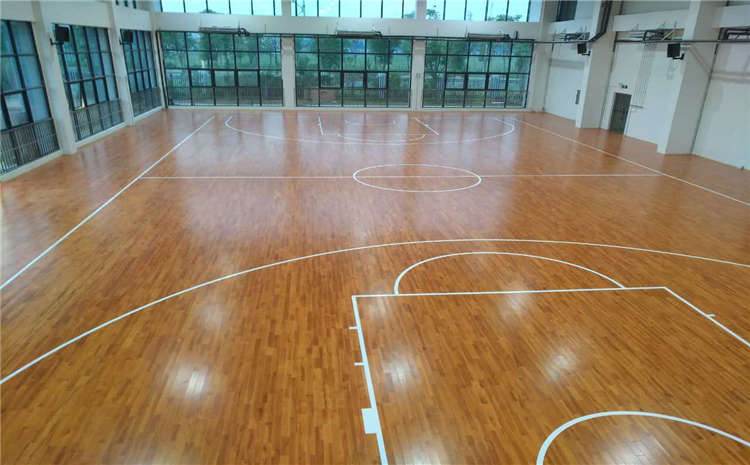 硬木企口舞臺木地板結構