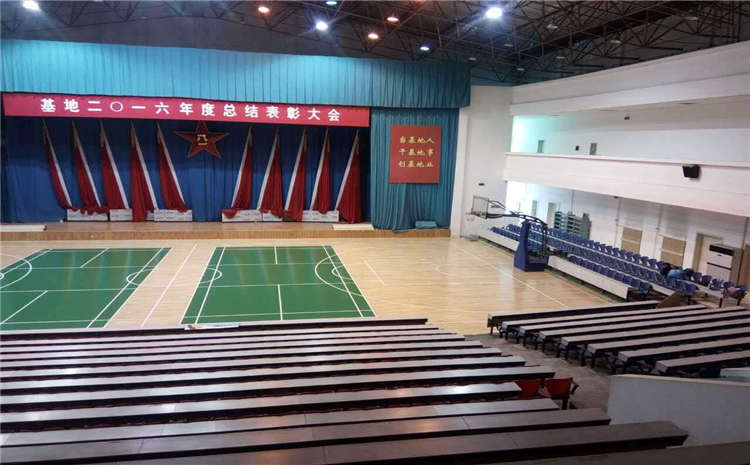 楓木舞蹈房木地板雙層龍骨結構