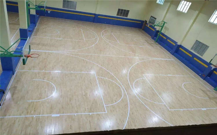 呼和浩特楓木體育地板施工工藝