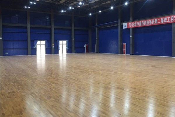 四川綿陽市梓潼縣體育館木地板圖片