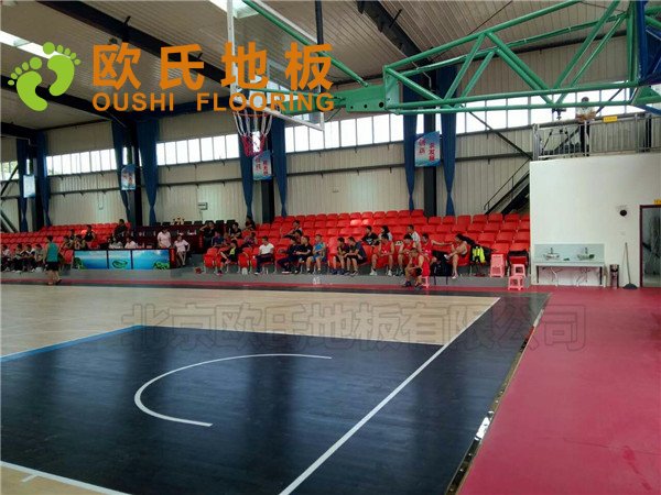秦皇島海濤萬福公司籃球館木地板項(xiàng)目