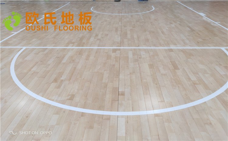 西寧市世紀職業(yè)技術(shù)學(xué)校籃球訓(xùn)練館木地板圖片
